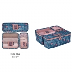【韩国 MONOPOLY】ENJOY JOURNEY BLOCK POUCH SET 旅行衣物整理套装 收纳袋 【清仓款颜色随机发】 -  - 8    - Sweet Living