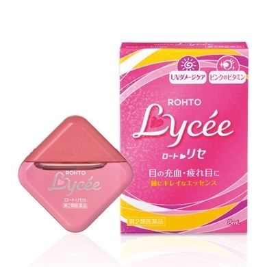 【日本 ROHTO】乐敦 LYCEE 小红花抗疲劳去红血丝眼药水 裸眼用  8ml - Sweet Living