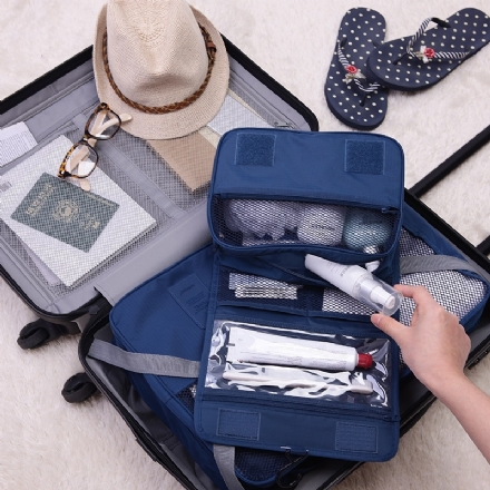 【韩国 MONOPOLY】 纯色旅行洗漱用品收纳包 TOILETRY POUCH - Sweet Living