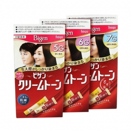 【日本 Hoyu】 美源可瑞慕Bigen 天然植物遮白发 染发剂/染发膏 男女通用 盒子微压 - Sweet Living
