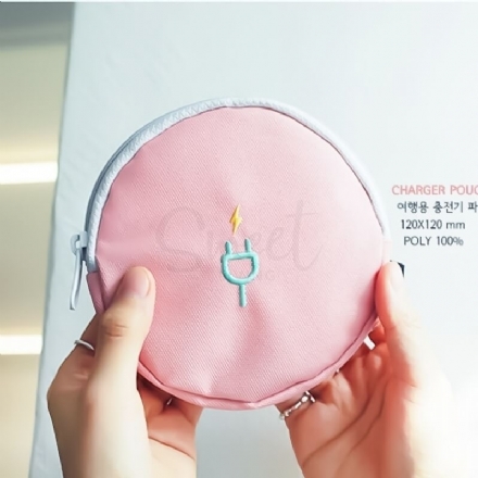 【韩国 2NUL】时尚旅行便携旅行充电器耳机线数码收纳包 cable pouch Charger Pouch - Sweet Living