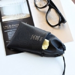 【韩国 PLEPIC】Holiday Sunny Pocket 简约气质布面拼接皮革眼镜袋 墨镜包 -  - 5    - Sweet Living
