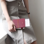 【韩国 GMZ】 绑带旅行护照夹 简约短款护照套 旅行证件包 -  - 1    - Sweet Living