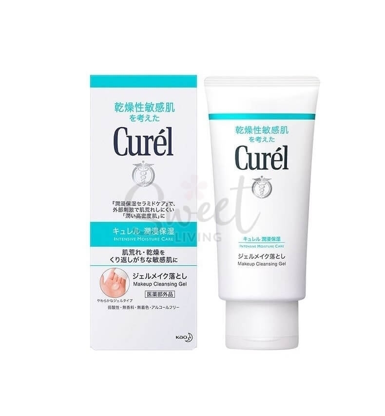 【花王】Curel 花王珂润 润浸保湿卸妆啫喱 敏感肌温和清洁 130ml -  - 13@ - Sweet Living