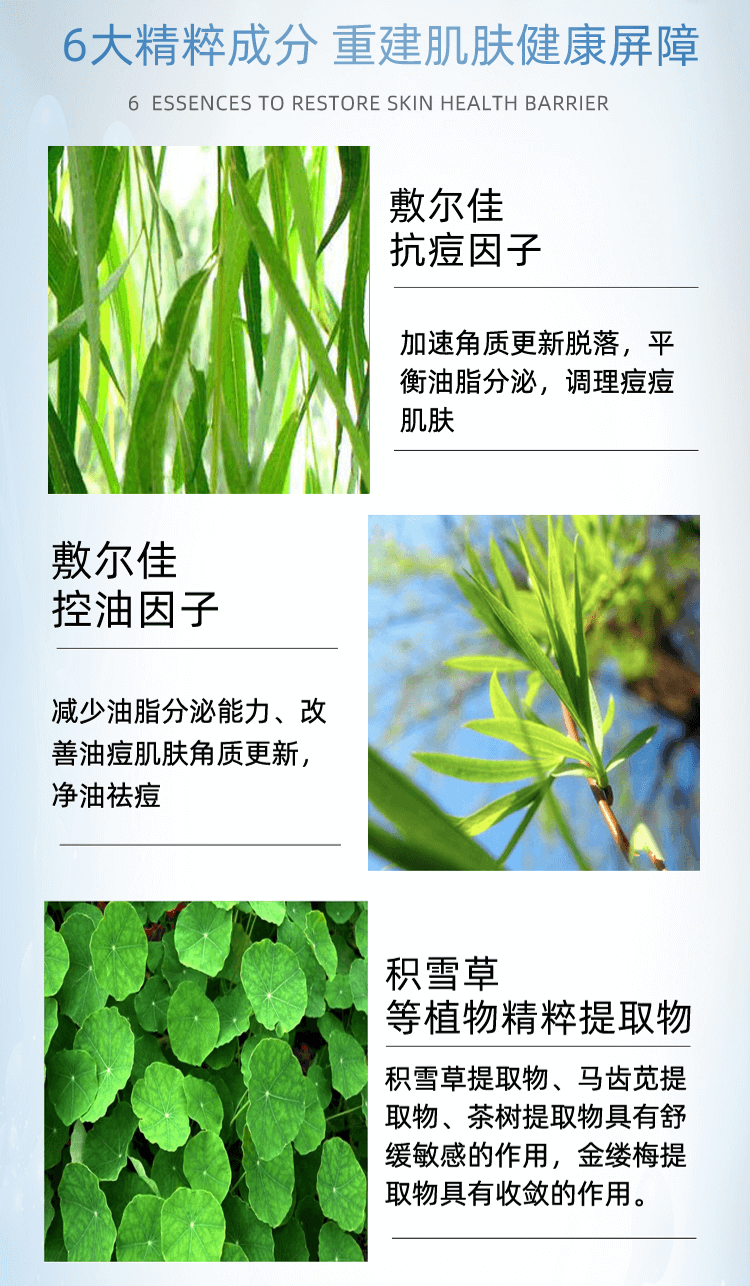 【医药品牌 敷尔佳】 VOOLGA 海绵骨针祛痘凝露 改善痘痘肌肤 消肿消炎 祛痘精华10g -  - 6@ - Sweet Living