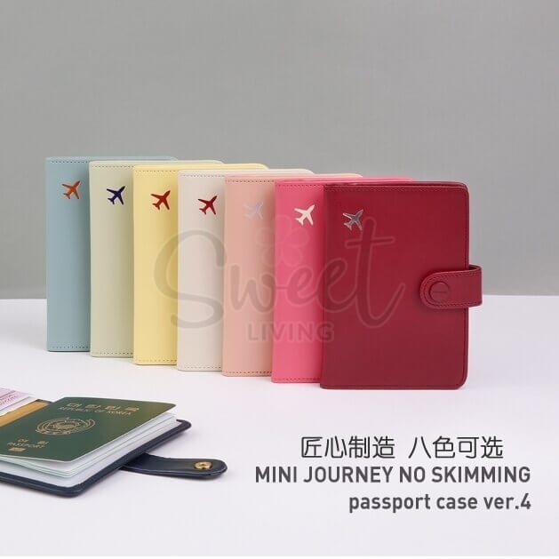 【韩国 MONOPOLY】 糖果色旅行短款护照夹 Passport Case -  - 1@ - Sweet Living