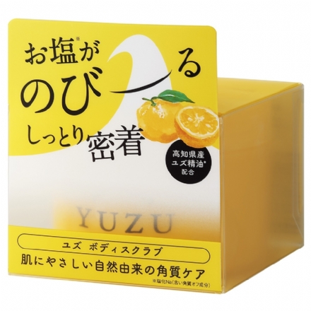 【日本 Biken】高知县 柚子 YUZU  天然精油亮白身体磨砂膏 350g - Sweet Living