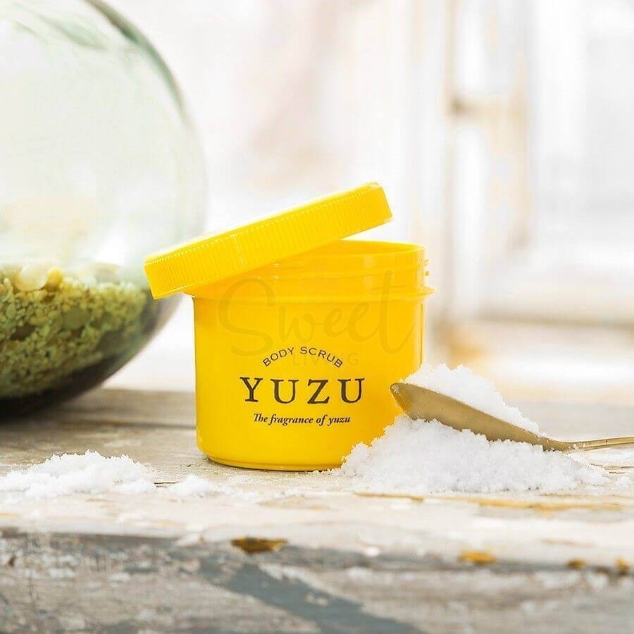 【日本 Biken】高知县 柚子 YUZU  天然精油亮白身体磨砂膏 350g -  - 5@ - Sweet Living