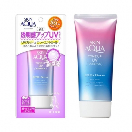 【日本 ROHTO】乐敦 SKIN AQUA 新碧 彩虹防晒隔离霜 防晒隔离饰底乳80g SPF50+ - Sweet Living