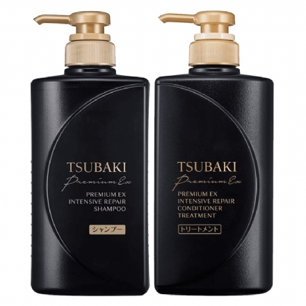 【日本 SHISEIDO】资生堂 TSUBAKI丝蓓绮 黑椿 密集修护 洗发水护发素 490ml/瓶 - Sweet Living