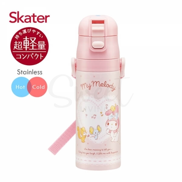 【日本 Skater】 超轻 儿童 三丽鸥/比卡丘/龙猫 联名 保温杯 保温保冷直饮水壶 470ml -  - 2@ - Sweet Living