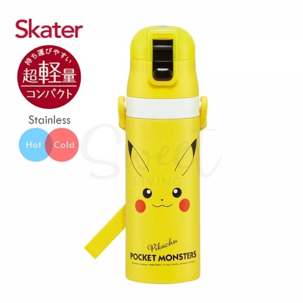 【日本 Skater】 超轻 儿童 三丽鸥/比卡丘/龙猫 联名 保温杯 保温保冷直饮水壶 470ml -  - 4@ - Sweet Living