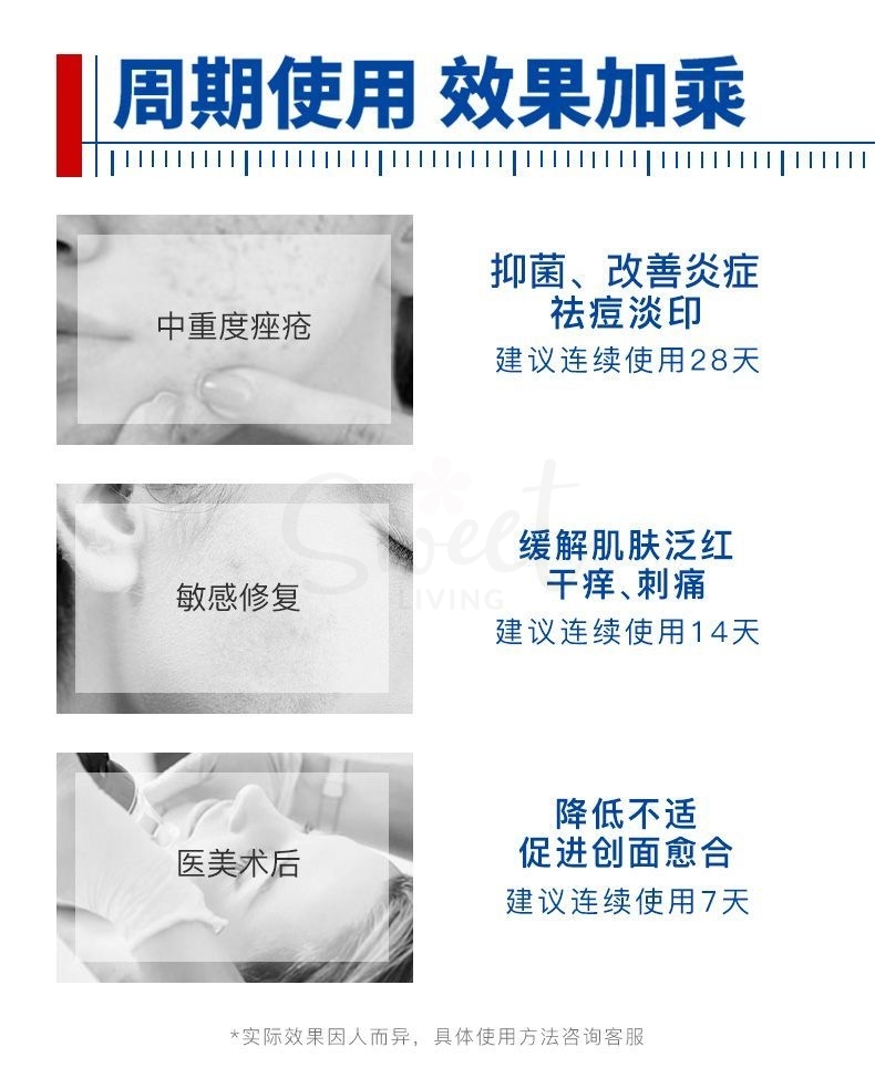 【中国 医药品牌】芙清经典款 医用促愈功能性敷料 术后修复祛痘镇定消炎 一盒5片 - @ - Sweet Living
