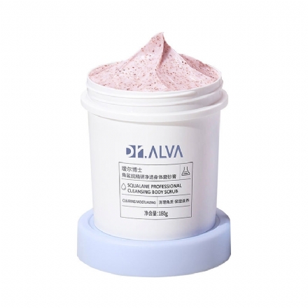 【中国 Dr.Alva】瑷尔博士 角鲨烷烟酰胺身体磨砂膏 清洁去角质全身温和护理 180g - Sweet Living