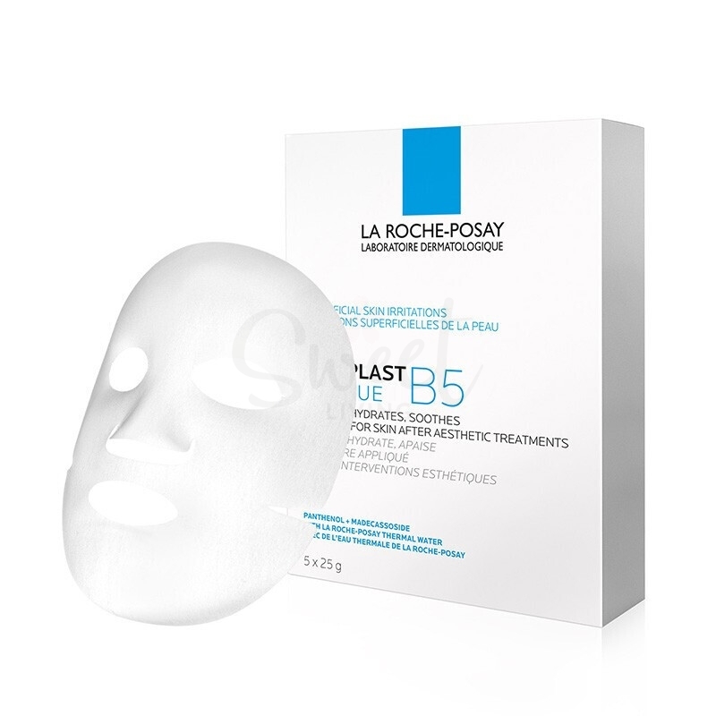 【中国 LA ROCHE-POSAY】理肤泉 B5多效保湿修复面膜 一盒5片  大陆版 -  - 1@ - Sweet Living