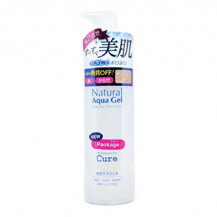 【日本 Cure】Natural Aqua Gel 天然水素去角质啫喱 温和清洁250ml - Sweet Living