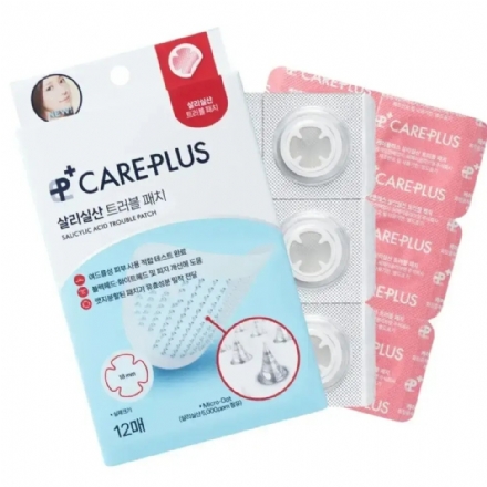 【韩国 Careplus】Oliveyoung 痘痘贴 升级版微针款 含水杨酸加速消炎愈合 12个/盒 - Sweet Living