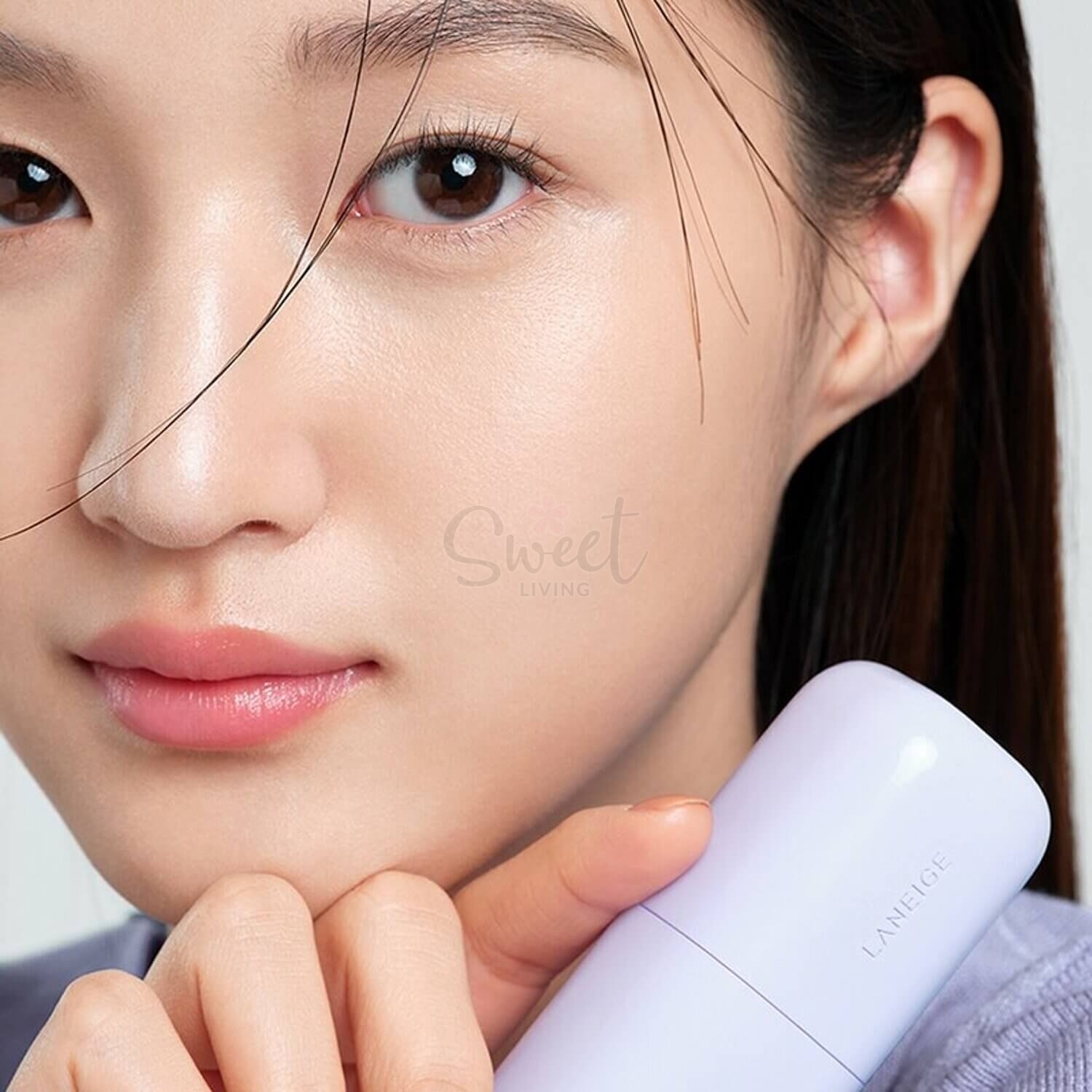 【韩国 LANEIGE】兰芝 雪纱丝柔隔离霜 防晒/隔离乳/妆前乳 紫色/绿色 修饰暗黄提亮肤色- Skin Veil Base EX SPF28 PA++ (30ML) -  - 7@ - Sweet Living