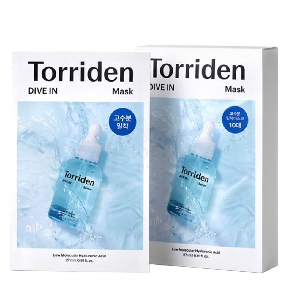 【韩国 Torriden】桃瑞丹安瓶精华面膜 玻尿酸补水保湿 -  - 1@ - Sweet Living