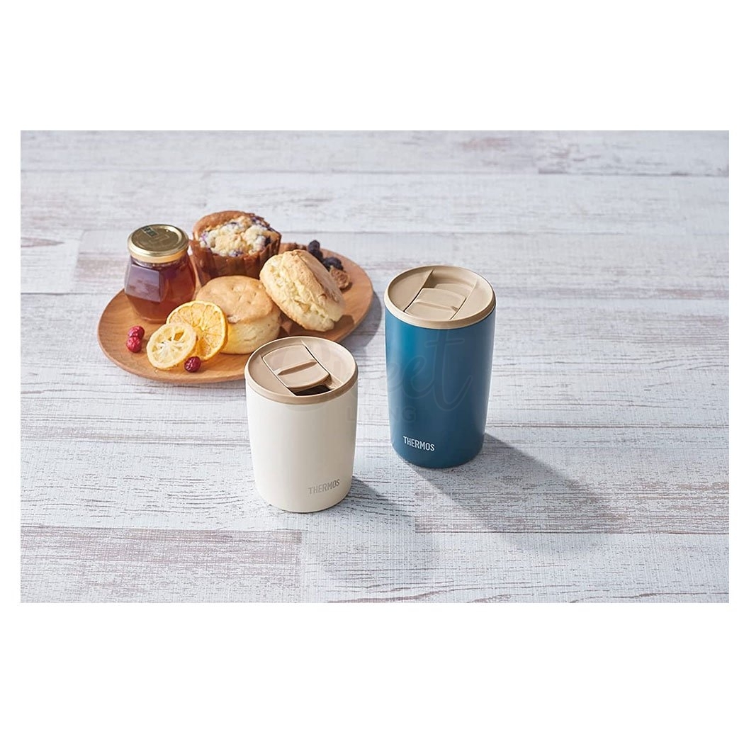 【日本 Thermos】膳魔师 不锈钢咖啡杯保温杯 泡茶马克杯 水杯 400ml 三色入 -  - 5@ - Sweet Living