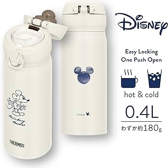 【日本 Thermos】 膳魔师 卡通超轻量保温杯 保温保冷水杯水壶 米奇/米菲兔两款 400ml -  - 5    - Sweet Living