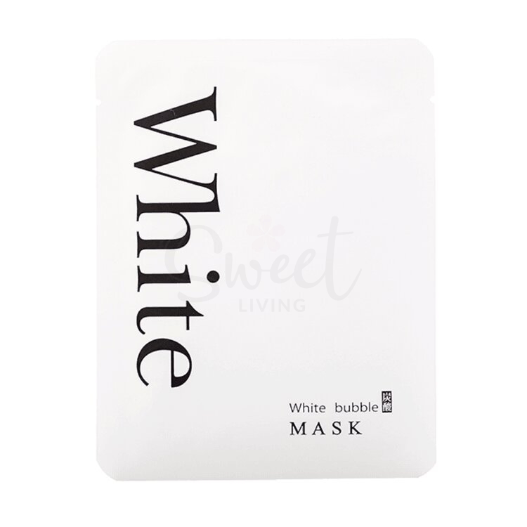 【日本 NATURAL SHOP】 ANTIO white bubble碳酸面膜  亮白深层清洁毛孔修护 5片/包 -  - 1@ - Sweet Living