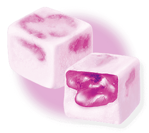 【日本 KABAYA】 Pure & Natural Fruit Soft Candy Grape 双层夹心方块软糖 巨峰提子 45g -  - 3@ - Sweet Living