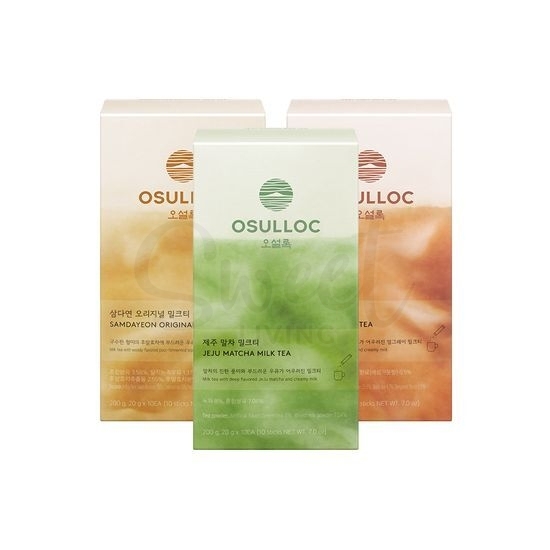 【韩国 Osulloc】香醇即溶奶茶系列 20g x 10条/盒   抹茶奶茶/伯爵奶茶/原味奶茶 -  - 1@ - Sweet Living