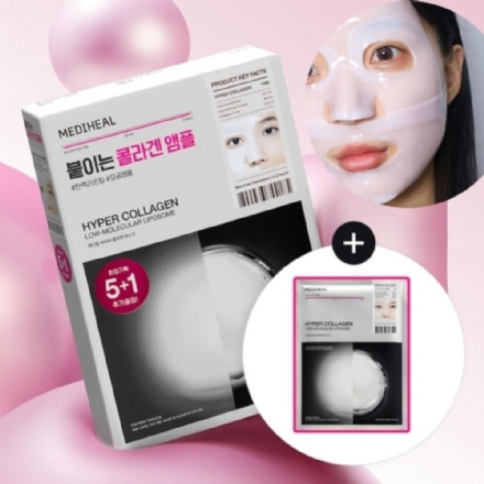 【韩国 Mediheal】美迪惠尔新品 胶原蛋白凝胶面膜 一盒六片 - Sweet Living