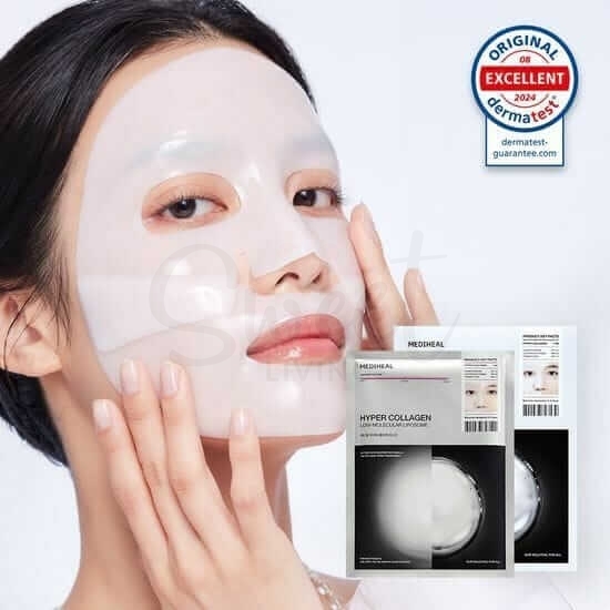 【韩国 Mediheal】美迪惠尔新品 胶原蛋白凝胶面膜 一盒六片 -  - 3@ - Sweet Living