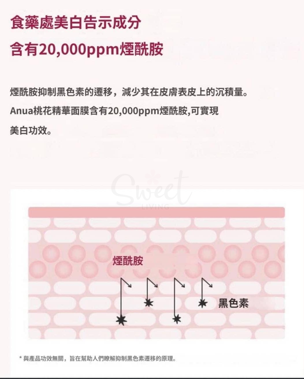 【韩国 ANUA】安宇安/阿鲁阿 烟酰胺精华 桃子面膜 70%桃子提取物 美白提亮 补水滋润粉嫩 10片/盒 -  - 5@ - Sweet Living