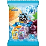 【日本 ORIHIRO】立喜乐 Konjac Jelly 低卡高纤 2025年夏季限定 果冻冰淇淋 12个入 橘子+葡萄味（需冰箱冷冻后食用） -  - 3    - Sweet Living