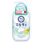 【日本 COW】Bouncia 牛乳石碱硷沐浴露 保湿滋润 YUZU 柑橘香 温和全家可用 550ml -  - 4    - Sweet Living