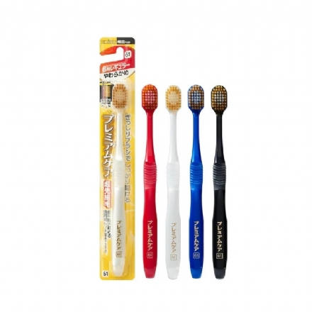 【日本 EBISU】惠比寿牙刷 宽幅牙刷 超软极细牙刷 颜色随机发货/ Ebisu Premium Care Toothbrush Random Color - Sweet Living