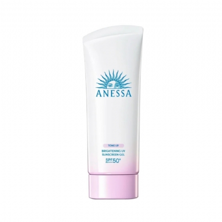 【日本 Anessa】资生堂安耐晒白管 美白修饰肤色防晒啫喱/Brightening UV Sunscreen Gel  SPF50+ PA++++ (90g) - Sweet Living