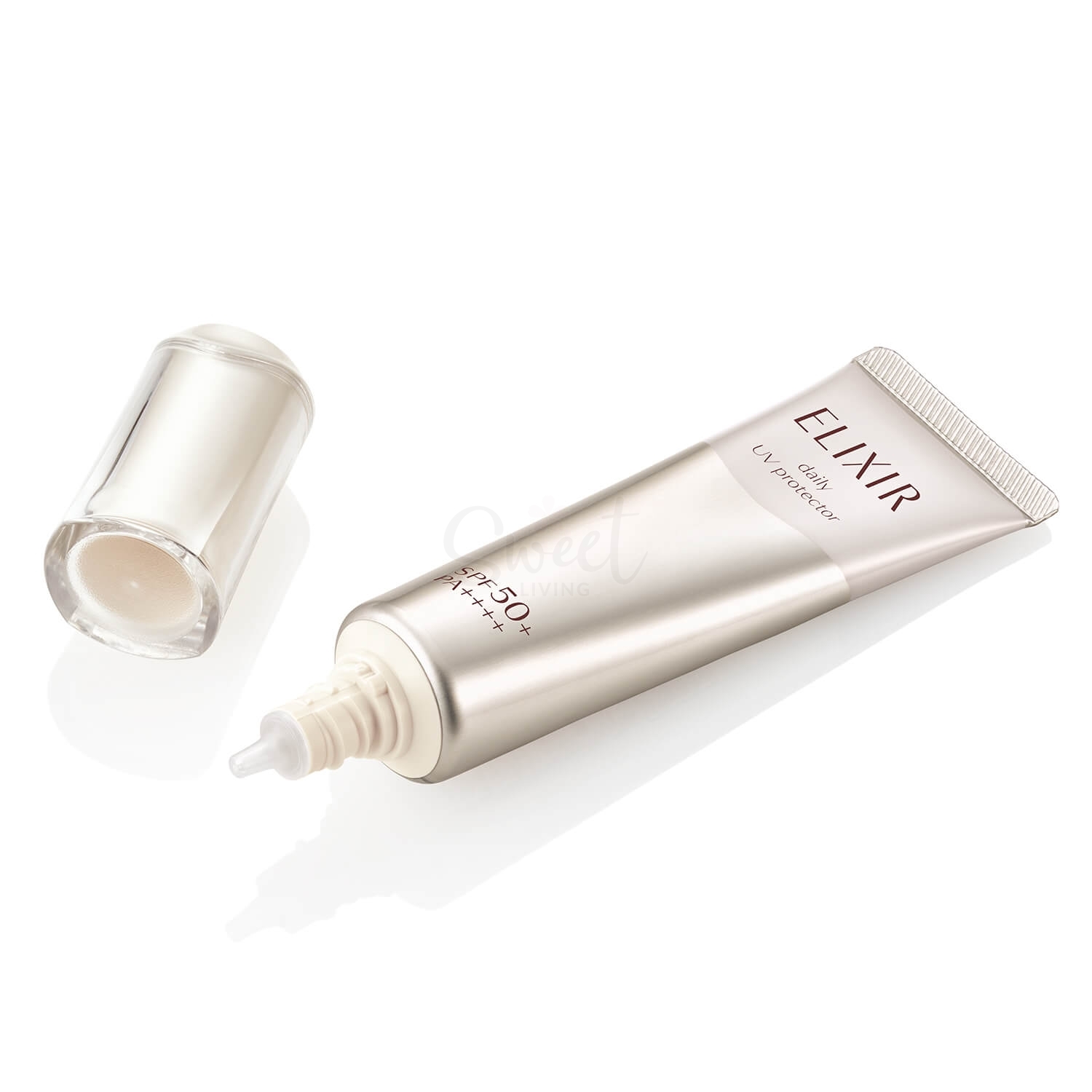 【日本 Elixir】 怡丽丝尔保湿隔离防晒乳液 金管/银管Daycare Revolution SPF50+ PA++++ (35ml) -  - 21@ - Sweet Living