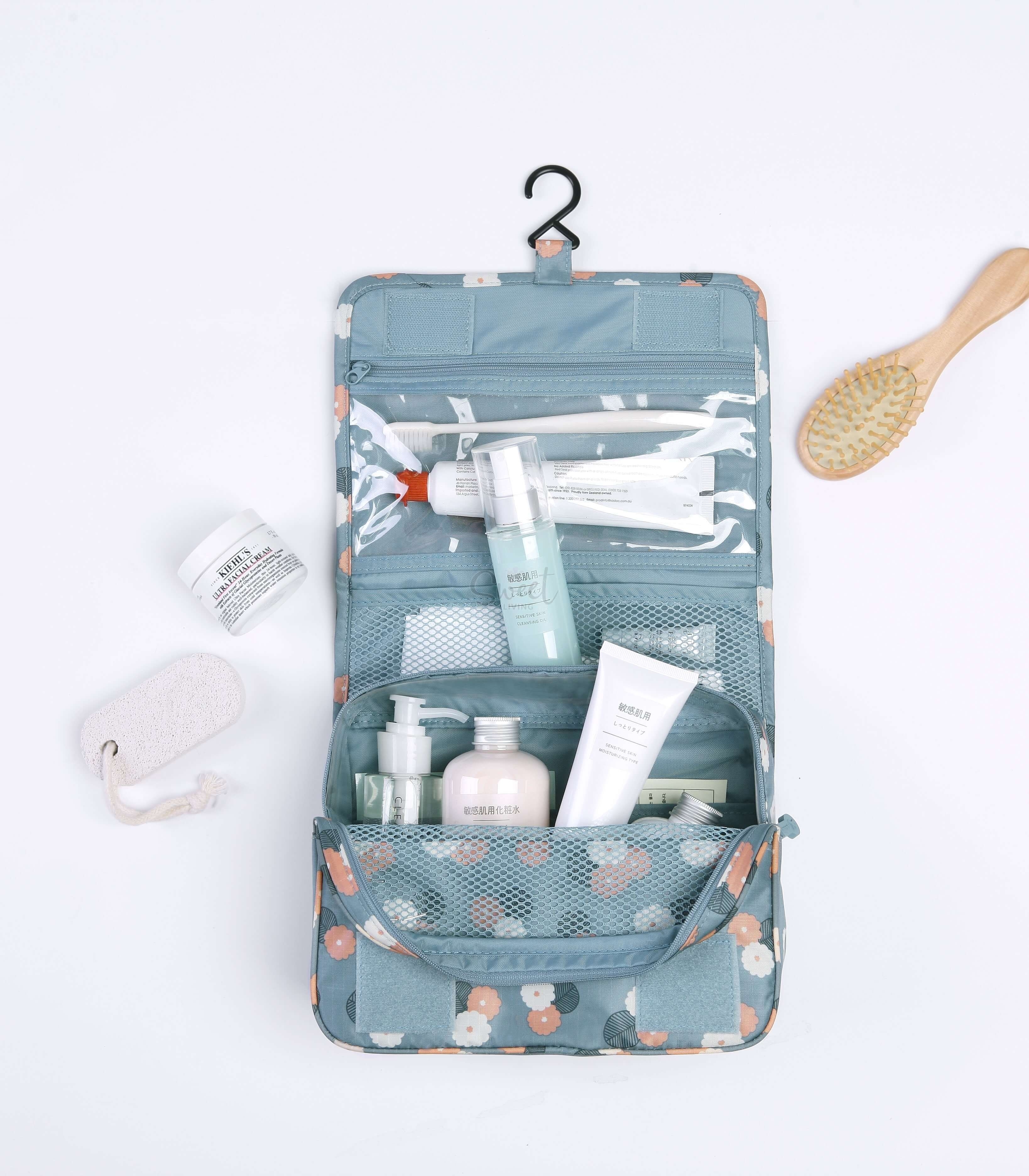 【韩国 Monopoly】防水轻便折叠旅行洗漱包 化妆包 Toiletry Pouch -  - 1#@ - Sweet Living