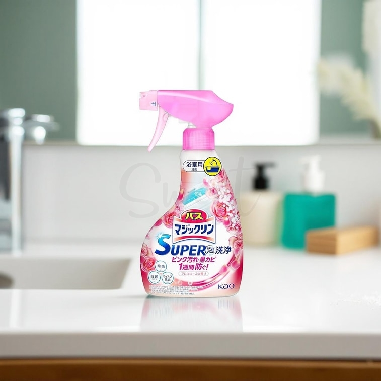 【日本】 花王 KAO 魔术灵 强力浴室浴缸除霉去垢清洁喷雾 / Bath Detergent Super Clean Rose Scent  (350ml) -  - 7@ - Sweet Living