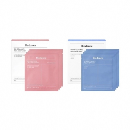 【韩国】 BIODANCE Bio-Collagen Real Deep Mask 胶原蛋白深层亮肤面膜 韩国销量冠军面膜 4片/盒/ Bio-Collagen Real Deep Mask, Hydrating, Pore Minimizing, Firming 4pcs - Sweet Living