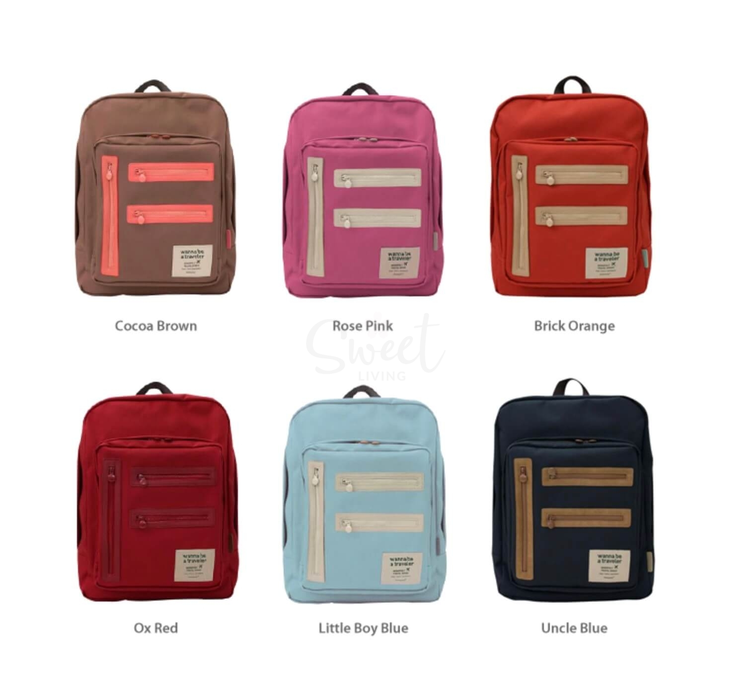 【韩国】Monopoly Easy Carry Backpack 双肩包/ Backpack 【清仓】 -  - 2@ - Sweet Living