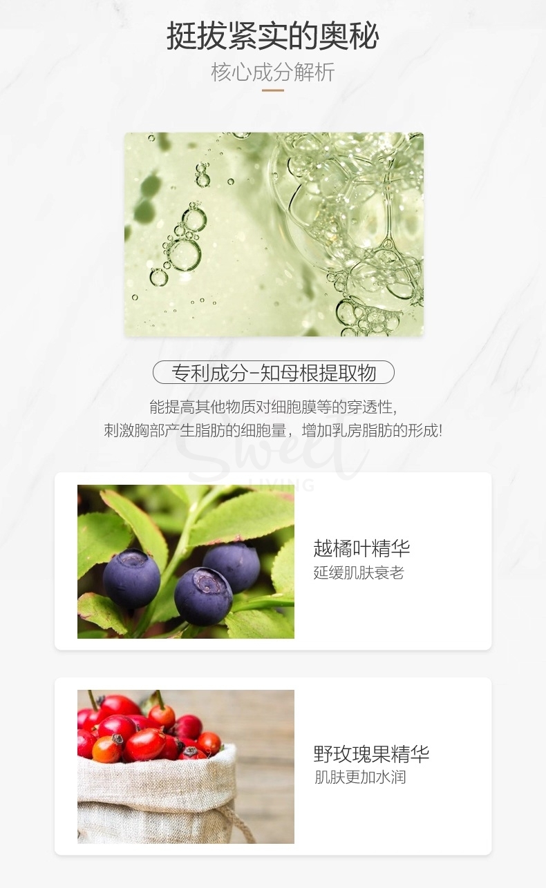 【日本】MAPUTI 丰胸乳霜 增大胸部脂肪 改善松弛 美胸乳/ Fragrance Bust Cream 60g -  - 4@ - Sweet Living