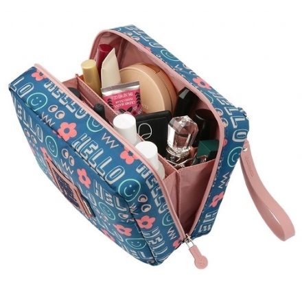 【韩国】Monopoly Enjoy journey travel large multi zipper daily pouch 旅行收纳包 化妆包 洗漱包 - Sweet Living