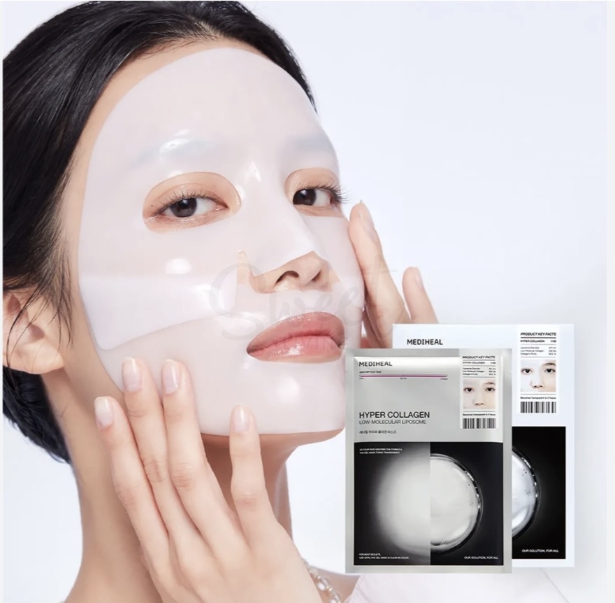 【韩国】 Mediheal 美迪惠尔 胶原蛋白凝胶面膜 一盒四片 / HYPER COLLAGEN MASK 4PCS -  - 6@ - Sweet Living