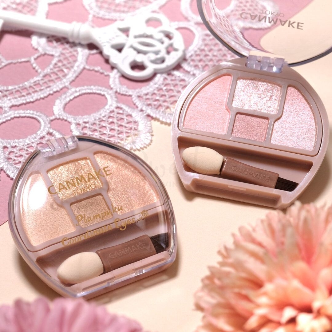 【日本】CANMAKE Plumpuku Coordinate Eyes 卧蚕眼影盘 1.4g 01号 Apricot -  - 1@ - Sweet Living