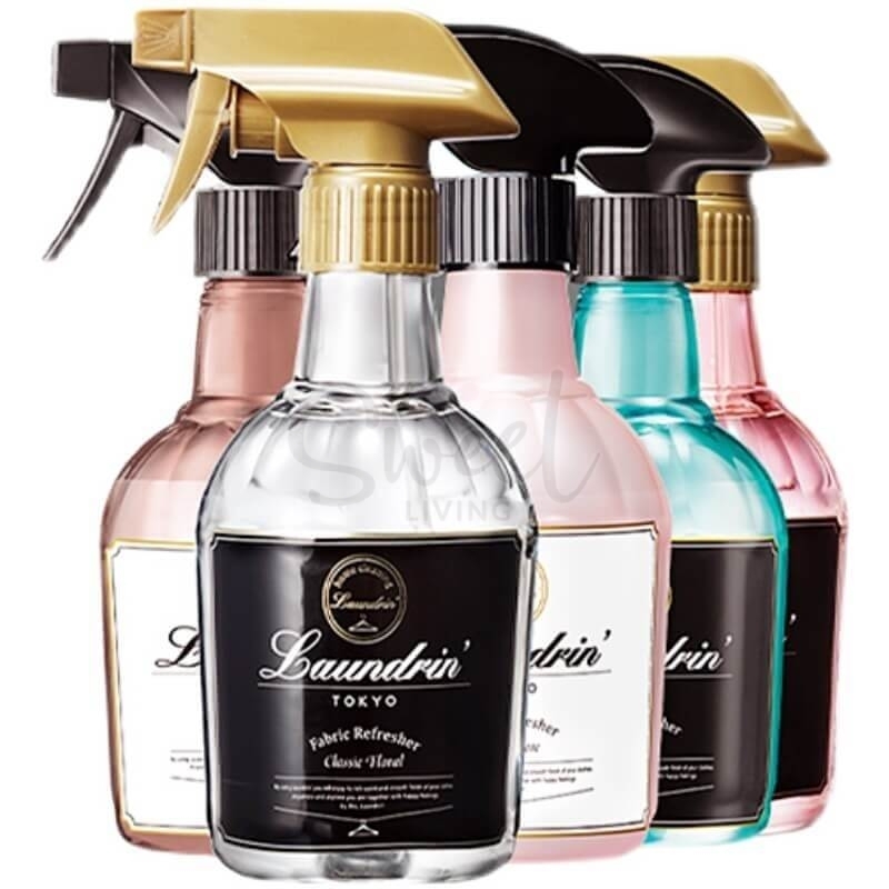 【日本】LAUNDRIN 朗德林 衣物香氛喷雾 除味除菌 织物房间空气清新剂多用/FABRIC AND ROOM REFRESHER 300ml -  - 1@ - Sweet Living