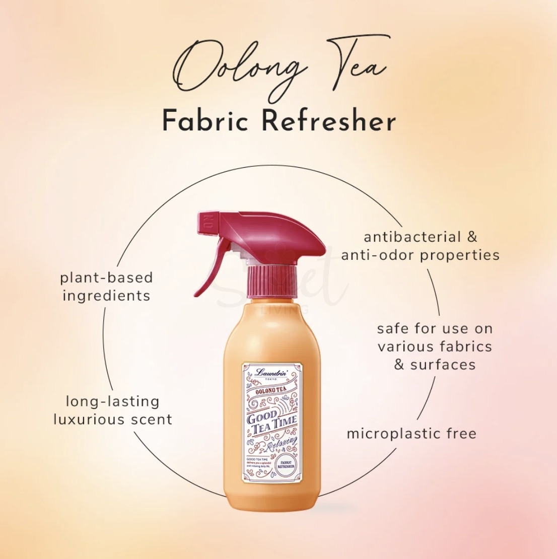 【日本】LAUNDRIN 朗德林 Good Tea Time 衣服除味喷雾 织物香氛喷雾 除臭剂 空气清新喷雾 300ml - @ - 4 - Sweet Living