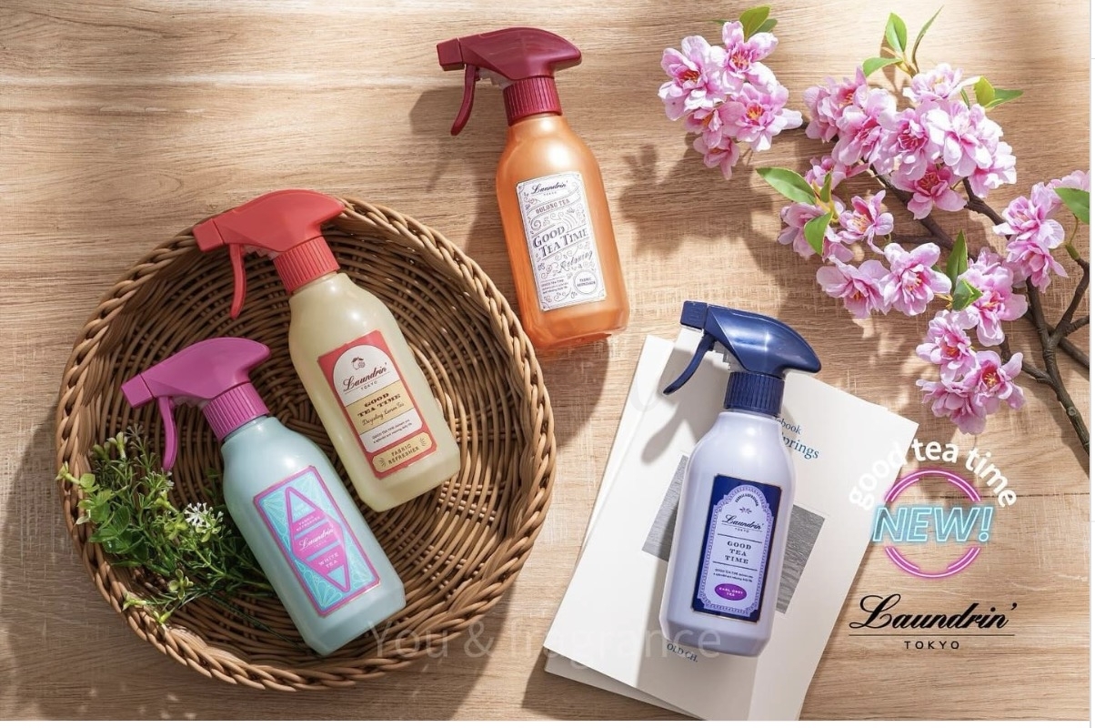 【日本】LAUNDRIN 朗德林 Good Tea Time 衣服除味喷雾 织物香氛喷雾 除臭剂 空气清新喷雾 300ml -  - 7@ - Sweet Living