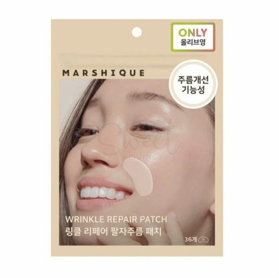 【韩国】Marshique 八字纹 川字纹 法令贴 改善皱纹细纹弹力紧致服帖 面膜 36枚 -  - 1@ - Sweet Living