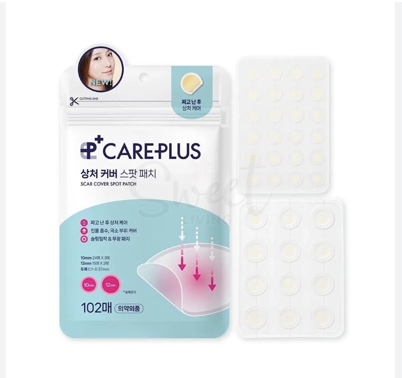 【韩国】OLIVE YOUNG 欧利芙洋 Careplus 超薄隐形痘痘贴 102枚 -  - 1@ - Sweet Living
