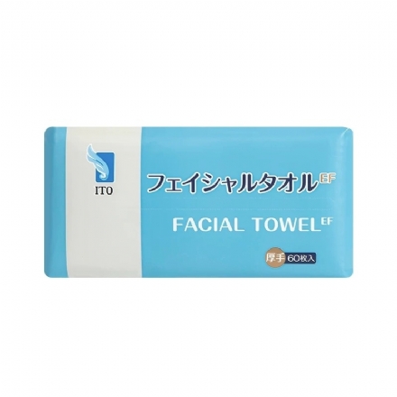 【日本】ITO艾特柔 EF纹洁面巾 洗脸巾 60抽 可悬挂/可放在桌面 加厚款 - Sweet Living